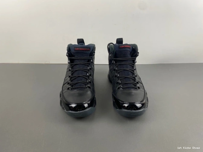 1st Kicks 302370-014 Retro Bred Air Jordan 9 Patent 0709